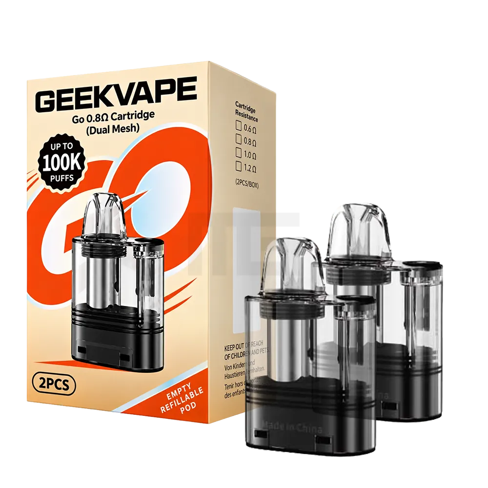 Geekvape GO Pod Tank Verdampfer 0.8Ohm 10ml 2er Paket