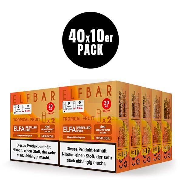 Elfbar - ELFA - Prefilled Pod - 2ml - 2er Pack - Tropical Fruit
