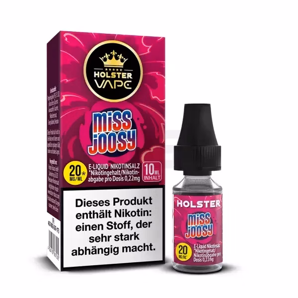 Holster - Nikotinsalzliquids - 10ml - Miss Joosy | Inhalt : 10ml | Nikotinsalz-Stärke : 20mg | Paketgröße : 1er Packung