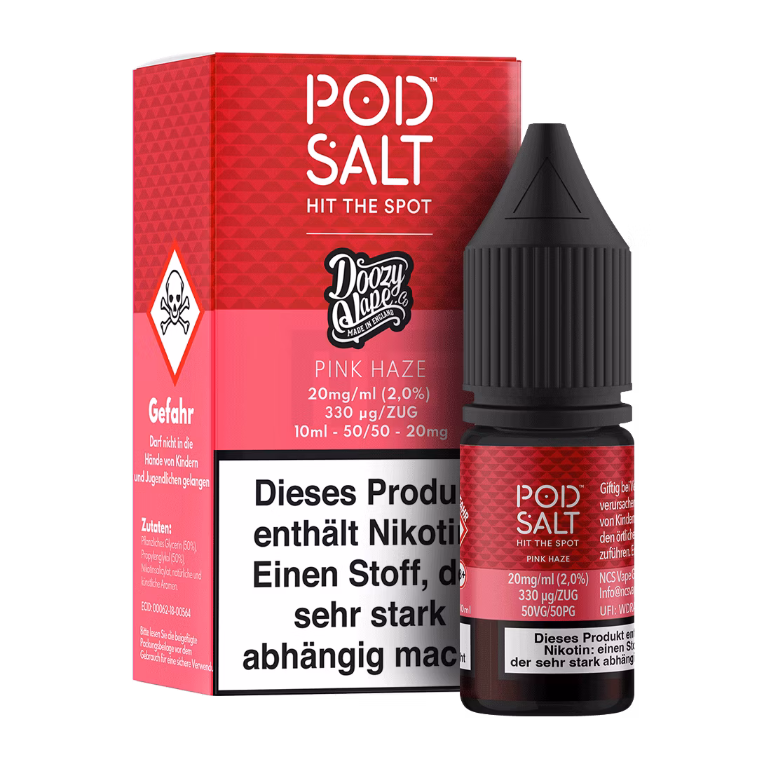 Pod Salt - Fusion - Pink Haze - Nikotinsalz-Liquid - 10ml - 20mg