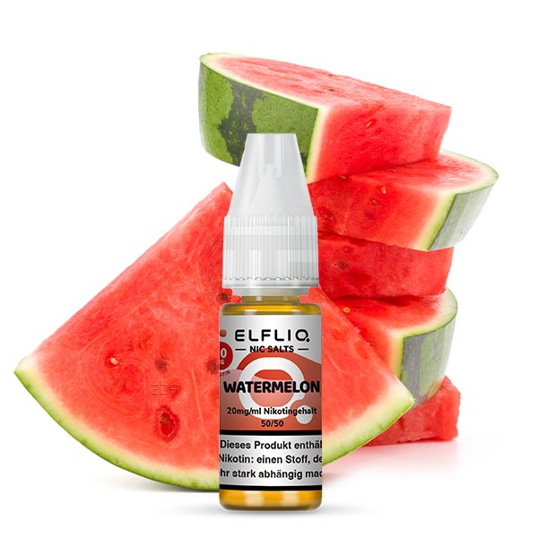 Elfbar - ElfLiq - 10ml - Watermelon | Nikotinsalz-Stärke : 20mg Elfbar - ElfLiq - 10ml - Watermelon | Nikotinsalz-Stärke : 20mg