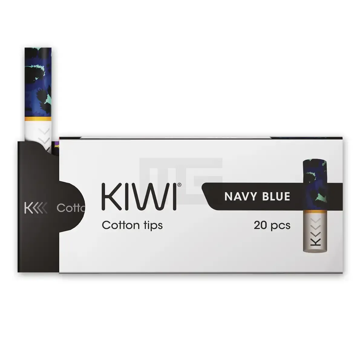 KIWI Cotton Filter Tips Navy Blue 20 Stk. KIWI Cotton Filter Tips Navy Blue 20 Stk.