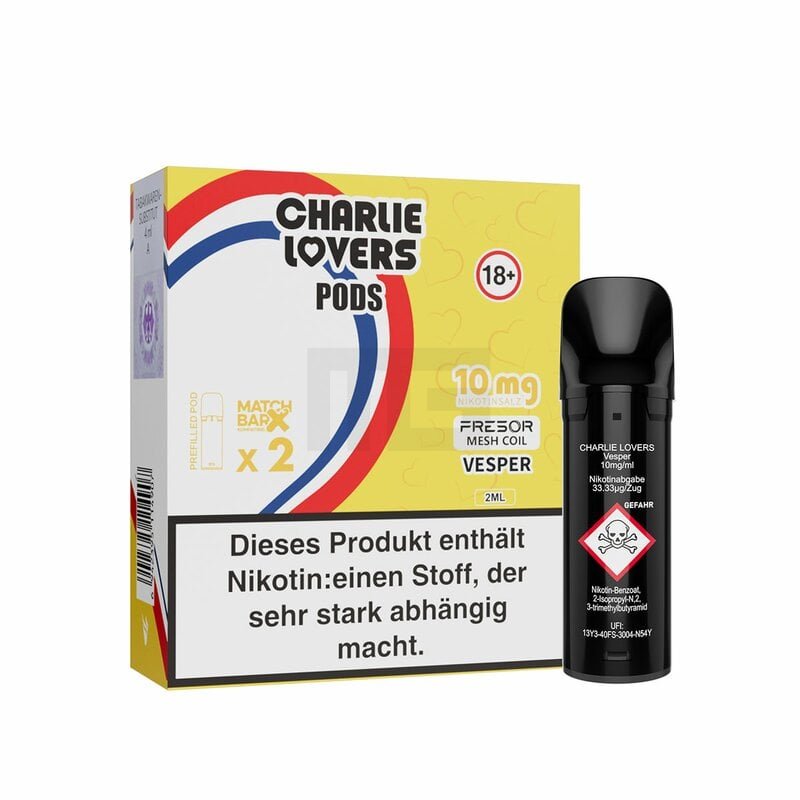 charlie-lovers-prefilled-pods-vesper-2ml-2er-10mg Charlie Lovers - Prefilled Pods - Vesper - 2ml - 10mg - 2er Pack