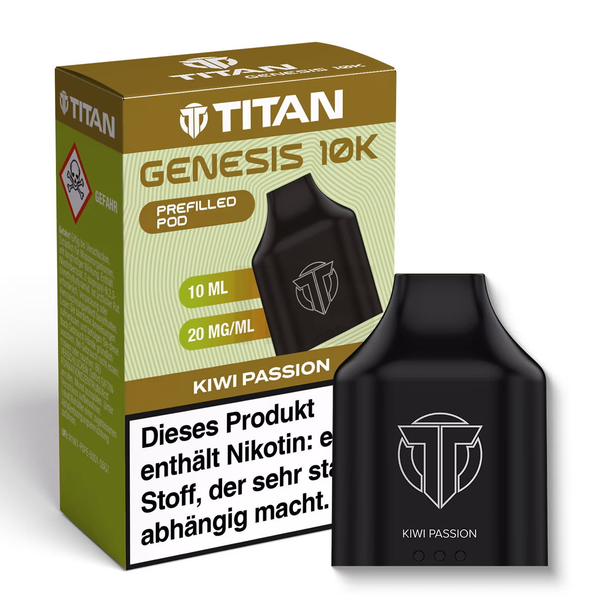 TITAN - Genesis 10K - Nachfüllbehälter - Kiwi Passion - 20mg