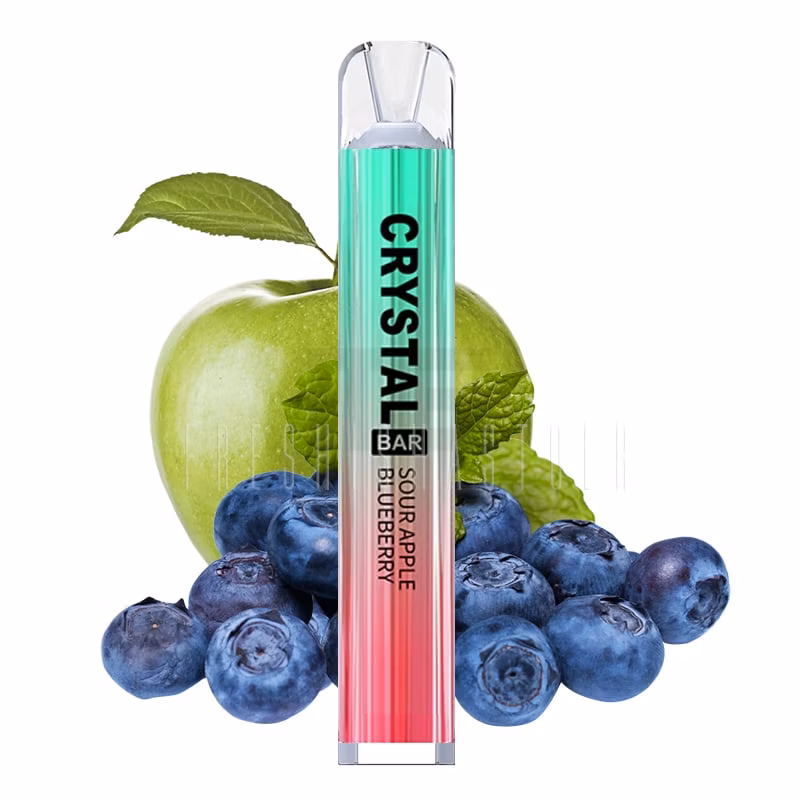 crystal-bar-ske-einweg-ezigarette-sour-apple-berry SKE Crystal Bar - Einweg E-Zigarette - Sour Apple (Blue)Berry