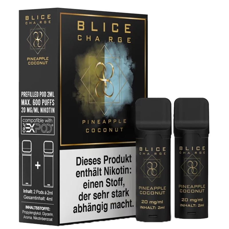 blice-prefilled-pod-pineapplecoconut-2ml-2er-paket Blice - Prefilled Pod - Pineapple Coconut - 2ml - 2er Pack
