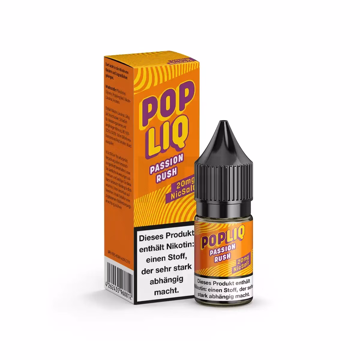 PopLiq Nikotinsalz-Liquid Passion Rush 10ml 20mg PopLiq Nikotinsalz-Liquid Passion Rush 10ml 20mg