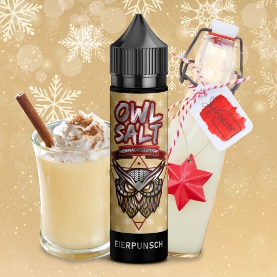 Owl Salt - Longfill Aroma - 10ml - Eierpunsch Owl Salt - Longfill Aroma - 10ml - Eierpunsch