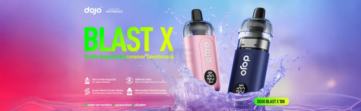 Dojo Blast X by Vaporesso — Produktvorstellung & Inbetriebnahme