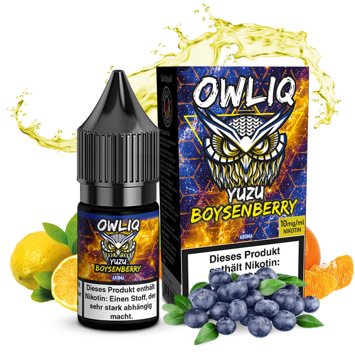 OWL - Owliq - 10ml - Yuzu Boysenberry | Nikotinsalz-Stärke : 10mg