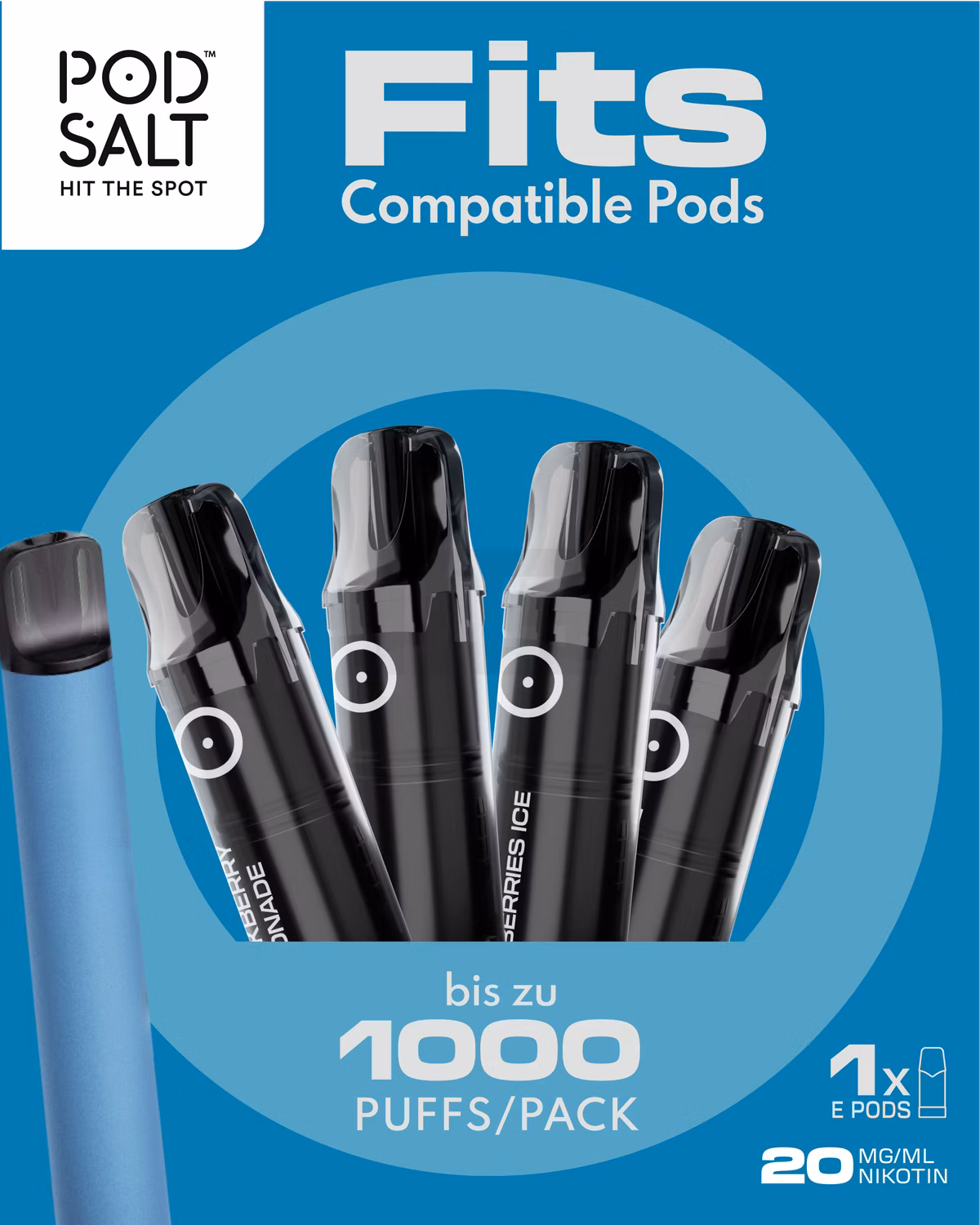 Pod Salt - Fits Pods + ELFA Basisgerät - Starter Kit