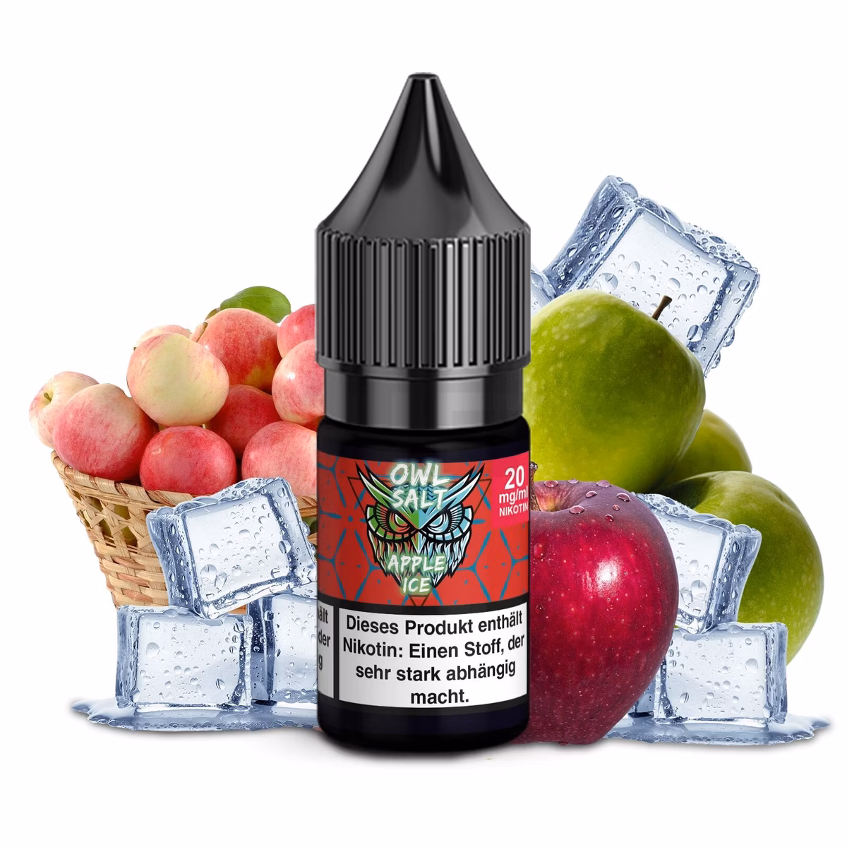 owl-salt-10ml-20mg-apple-ice OWL Salt - Apple Ice - Nikotinsalz Liquid - 10ml - 20mg