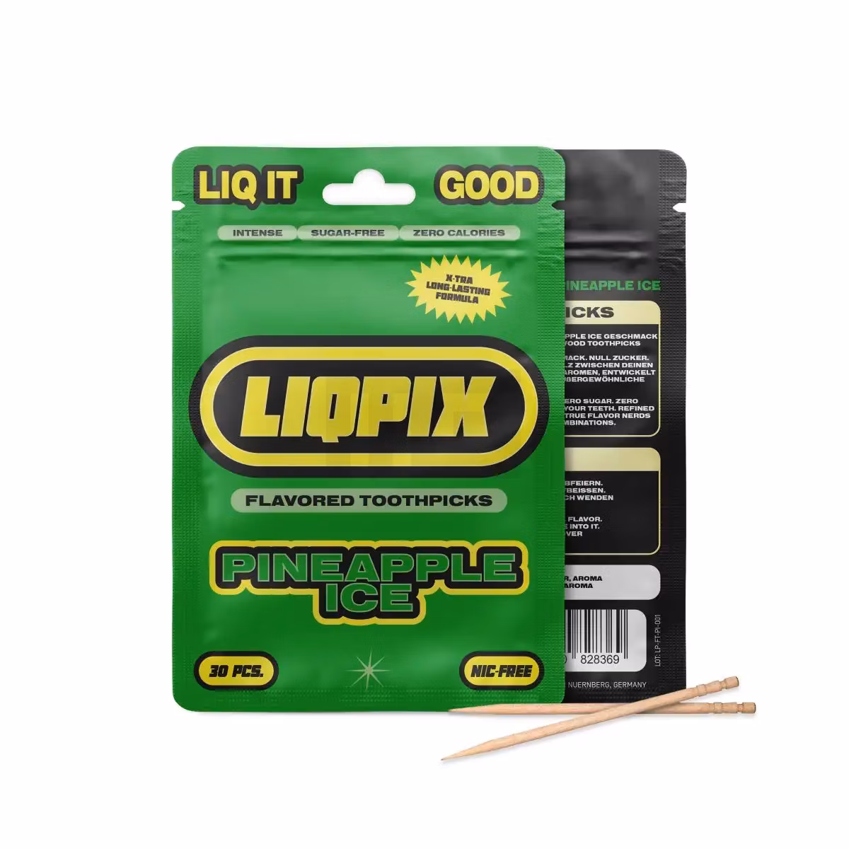 LiqPix Zahnstocher Pineapple Ice 30 Stück LiqPix Zahnstocher Pineapple Ice 30 Stück