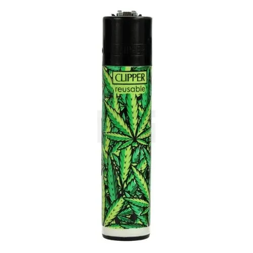 clipper-feuerzeug-weed-3v4-wiederverwendbar Clipper - Feuerzeug - Mix Pattern 3v4 Weed - wiederverwendbar