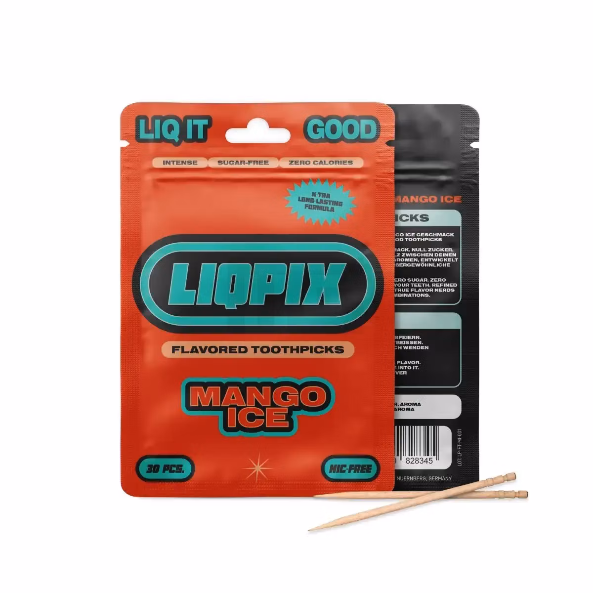 LiqPix Zahnstocher Mango Ice 30 Stück LiqPix Zahnstocher Mango Ice 30 Stück