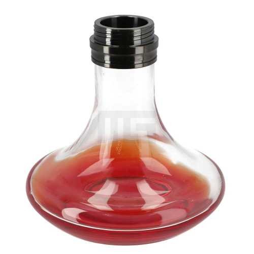 Invi Shisha Paradox Edelstahl Gun Metal Bottom Red