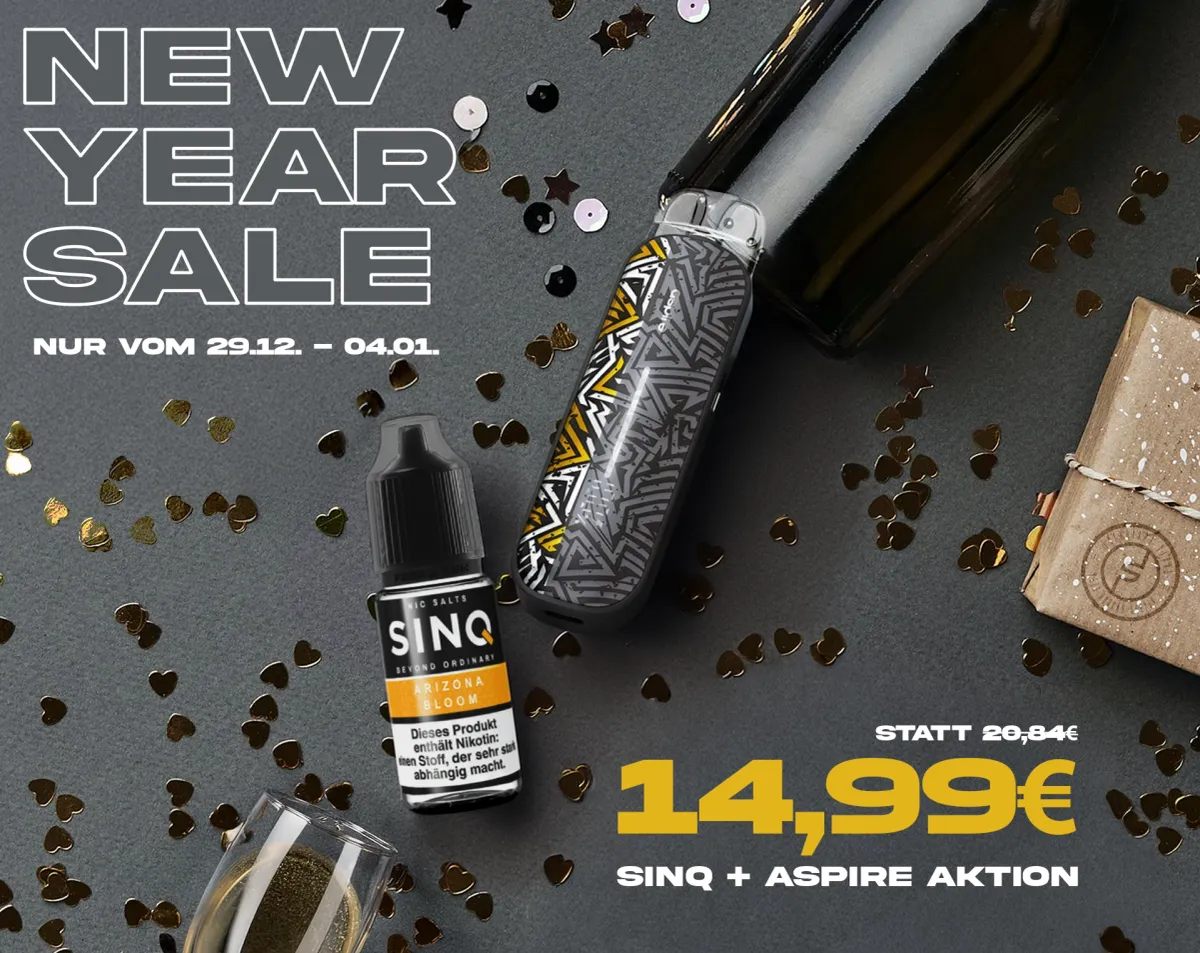 Aspire x SINQ - New Year Special - Pixo Aura + Liquid