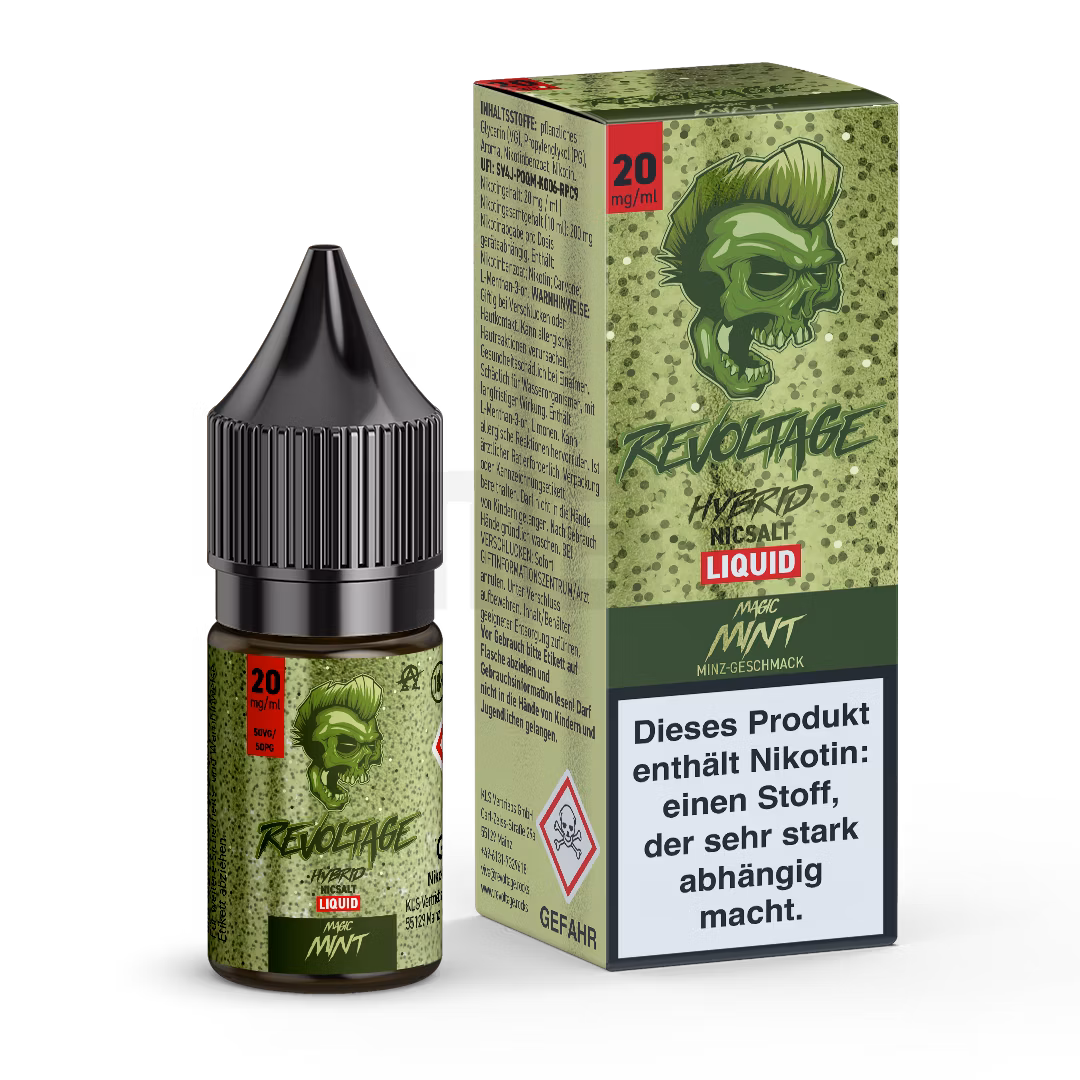 Revoltage - Hybrid Nikotinsalz Liquid - 10ml - Magic Mint - 20mg