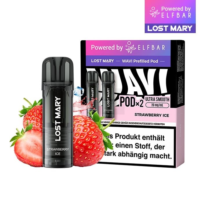 Lost Mary - Wavi - Prefilled Pods - Strawberry Ice - 20mg