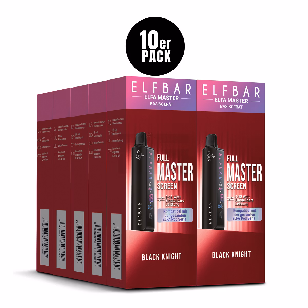 Elfbar - ELFA MASTER - Basisgerät - Black Knight