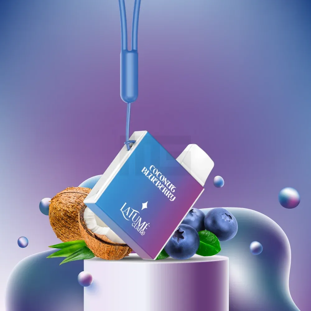 la-fume-quatro-600-coconut-blueberry-20mg La Fume - Quatro 600 - Coconut Blueberry - 20mg