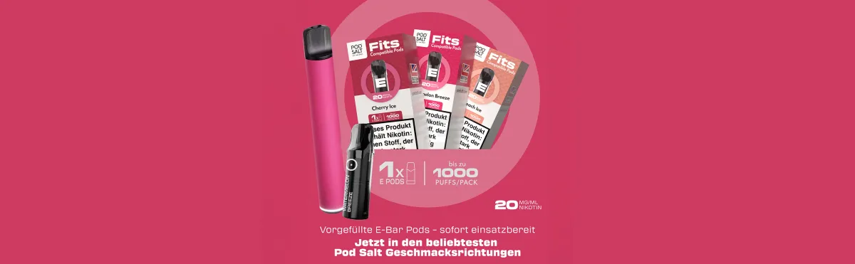 Pod Salt Fits: Prefilled Pods – Maximale Flexibilität & Geschmack