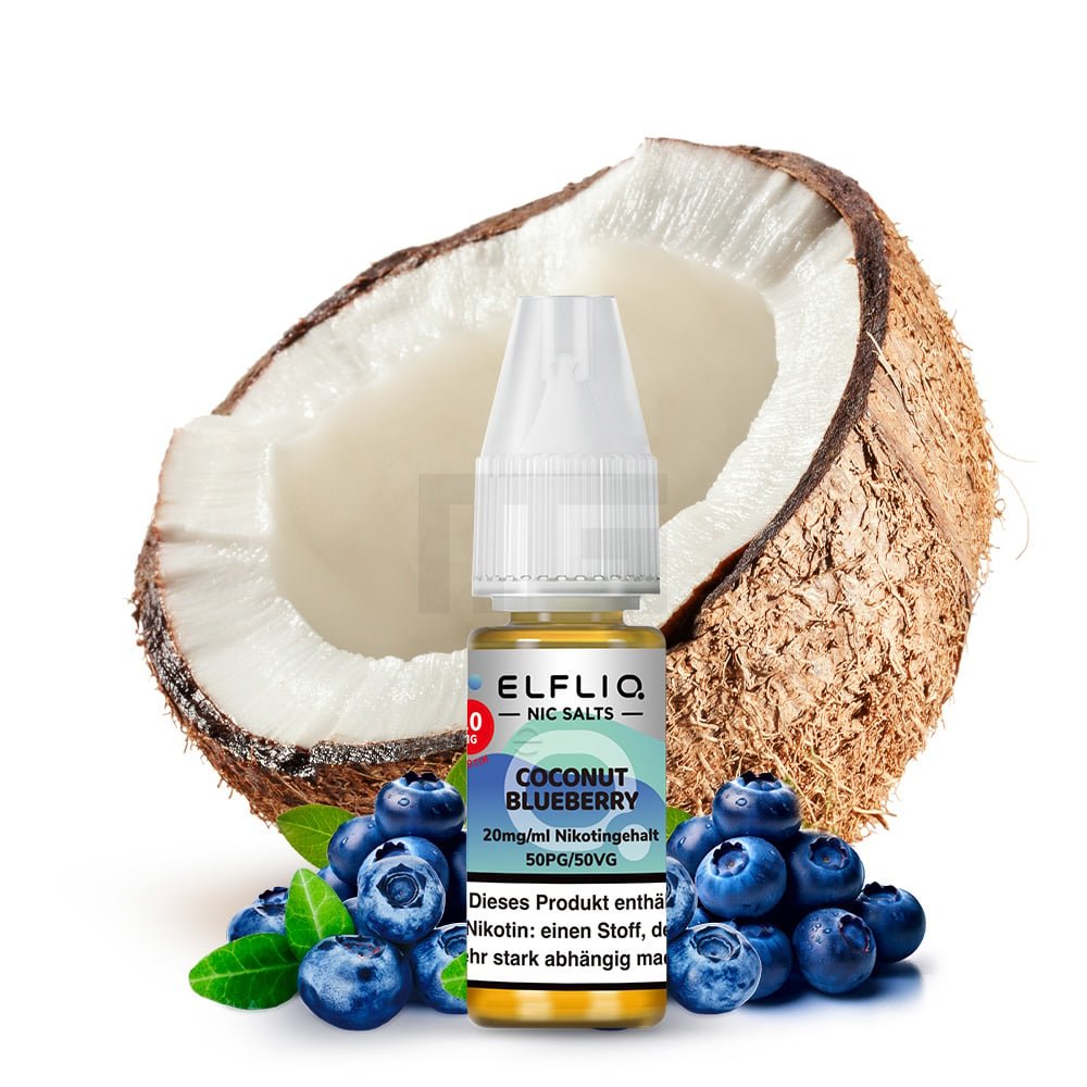 Elfbar - ElfLiq - 10ml - Coconut Blueberry | Nikotinsalz-Stärke : 20mg