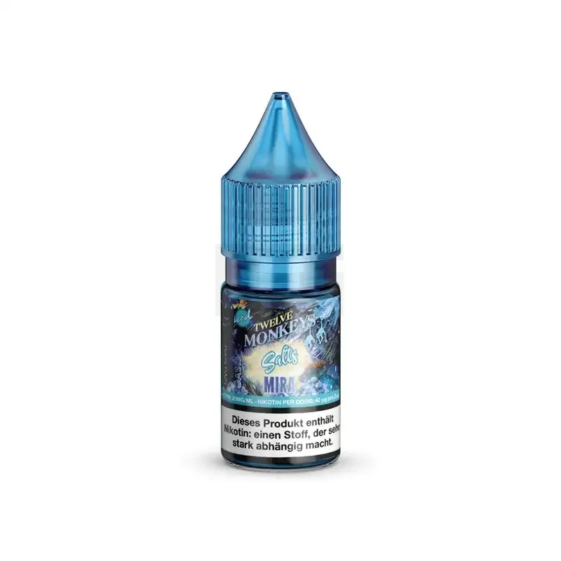 Twelve Monkeys Nikotinsalz-Liquid Iced Mira 10ml 20mg Twelve Monkeys Nikotinsalz-Liquid Iced Mira 10ml 20mg