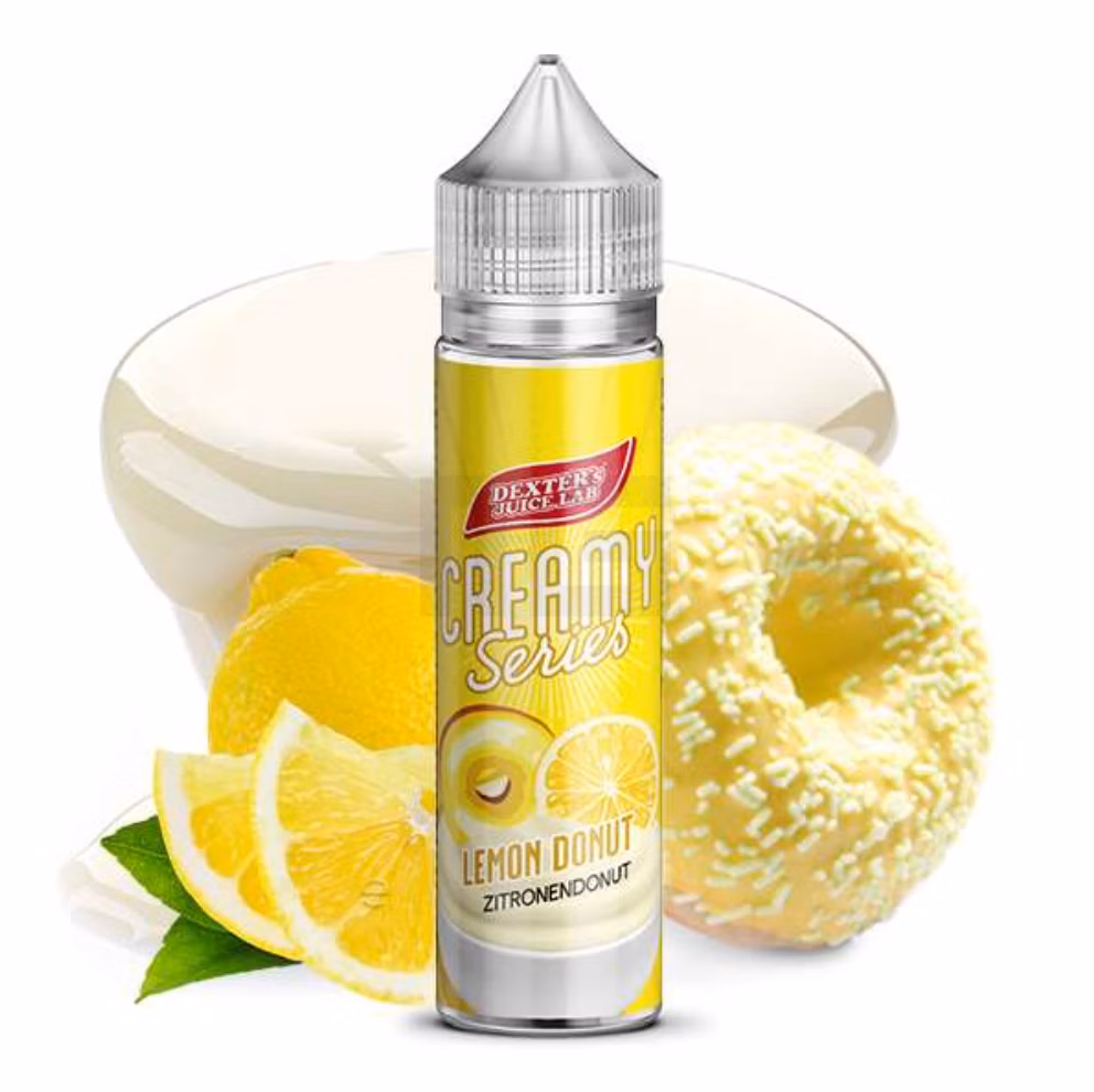Dexter's Juice Lab Creamy Series - Lemon Donut - Aroma - 10ml - Steuerbanderole