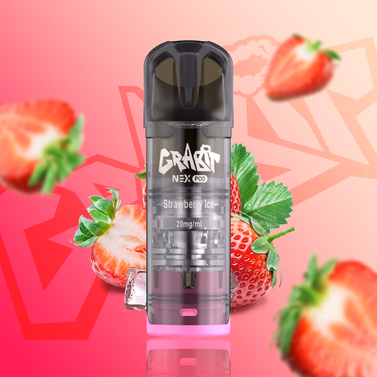 GRABIT - Nex - Prefilled Pod - 2ml - 2er Pack - Strawberry Ice