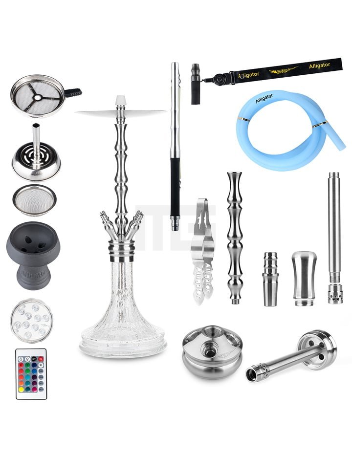 Alligator - Gator Edelstahl - Glow Green Bowl