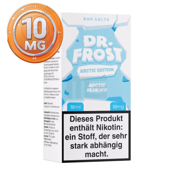dr-frost-arctic-edition-arctic-blue-nic-10mg1 Dr. Frost - Arctic Edition Arctic Blue - Nikotinsalz Liquid - 10ml - 10mg