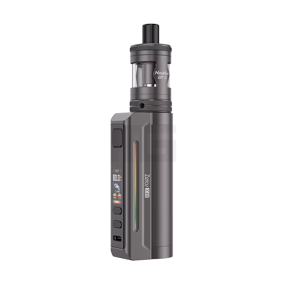 Aspire - Zelos X80 - Pod Kit Akkuträger - Gunmetal Aspire - Zelos X80 - Pod Kit Akkuträger - Gunmetal