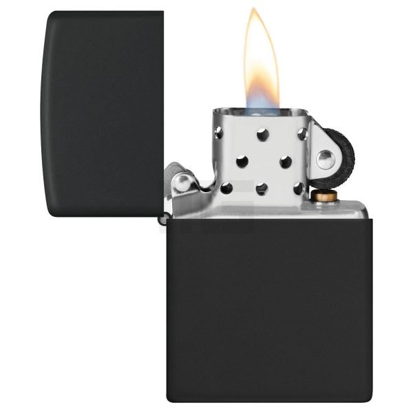 zippo-benzinfeuerzeug-black-matte-1 Zippo - Benzinfeuerzeug - BLACK MATTE
