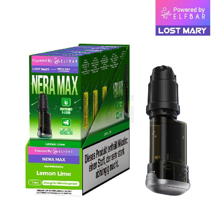 Lost Mary - Nera Max - Nachfülltank - Lemon Lime