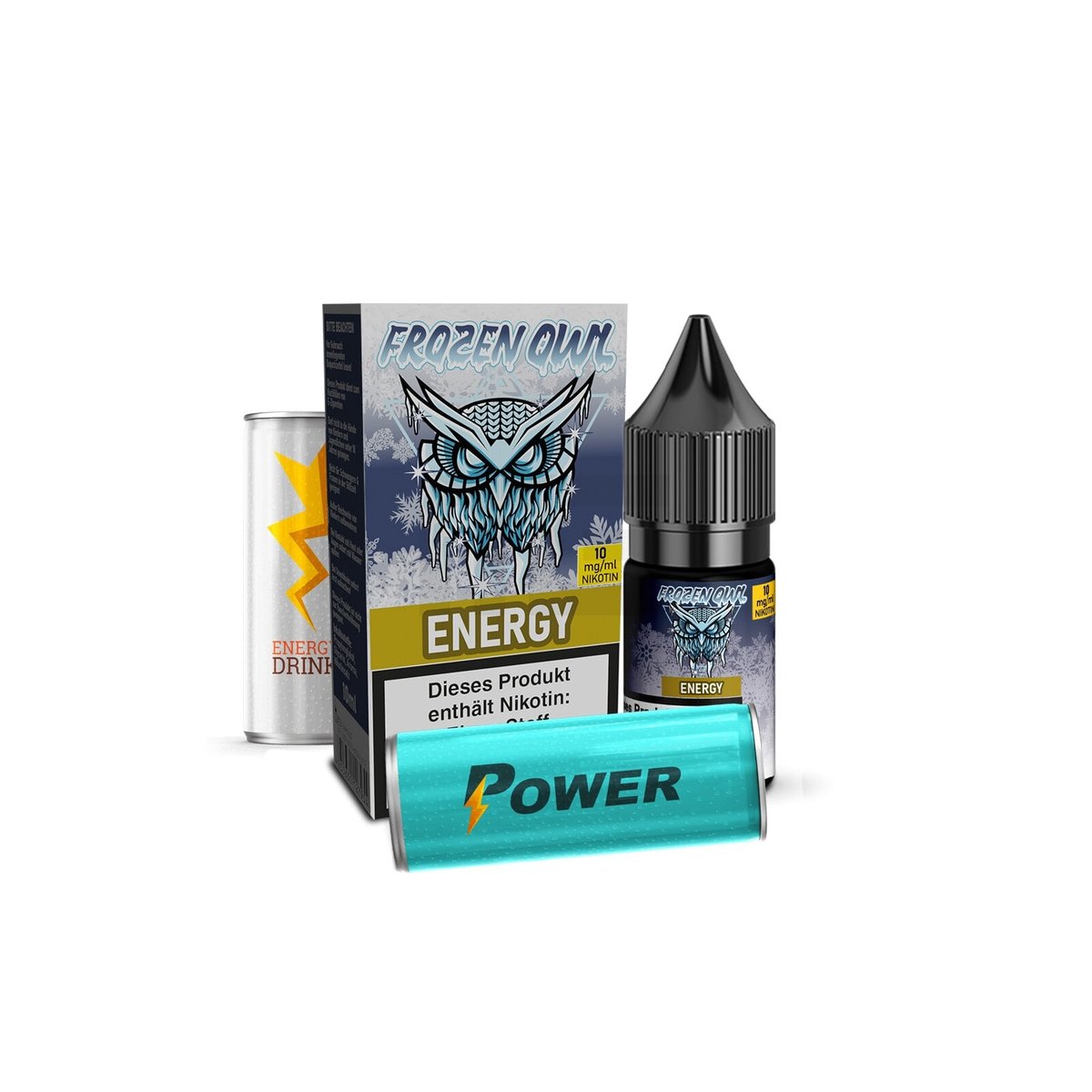 Frozen OWL - Energy - Nikotinsalz Liquid - 10ml - 20mg