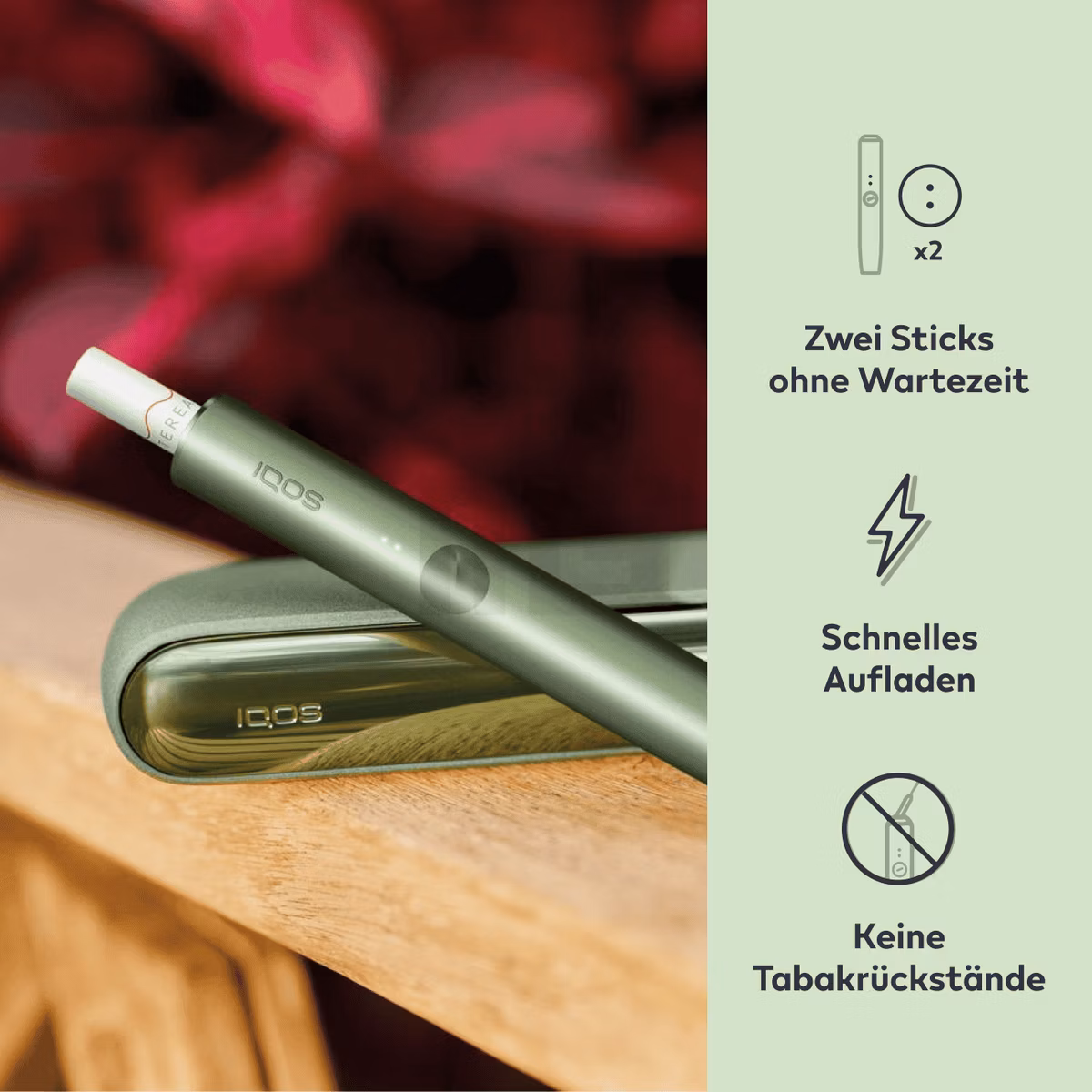 IQOS - ILUMA - Kit - Moss Green (EOL)