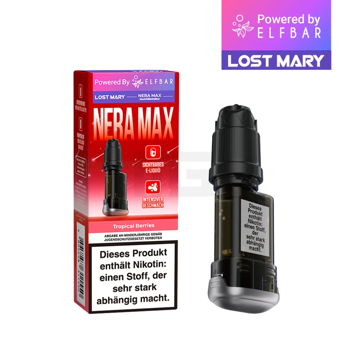 Lost Mary - Nera Max - Nachfüllbehälter - Tropical Berries Lost Mary - Nera Max - Nachfüllbehälter - Tropical Berries
