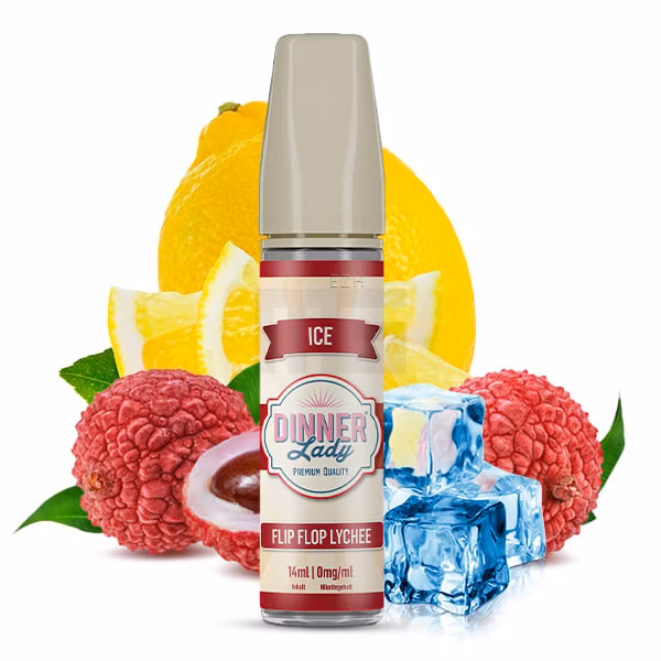 Dinner Lady - Ice - Aroma - 14ml - Flip Flop Lychee Dinner Lady - Ice - Aroma - 14ml - Flip Flop Lychee