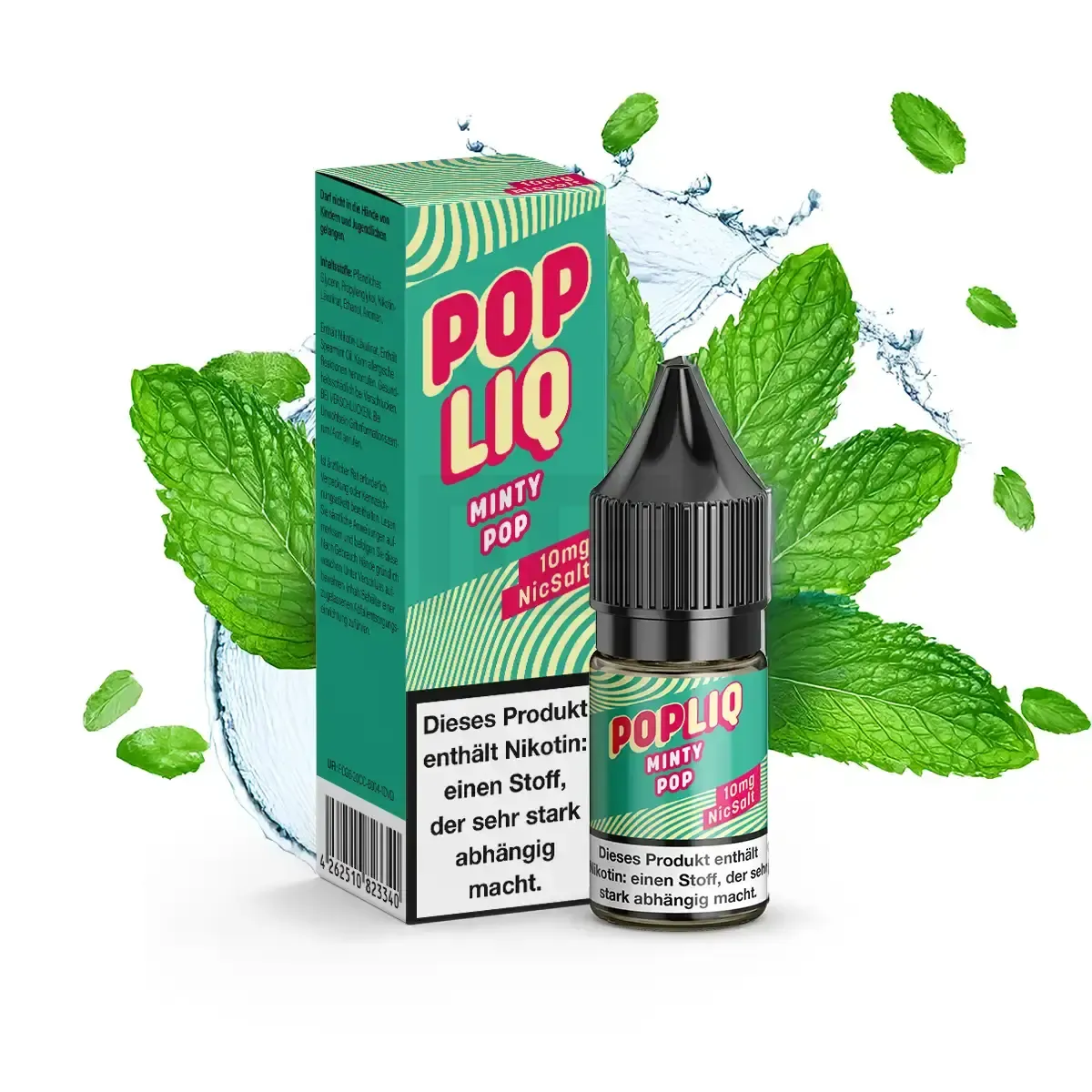 PopLiq Nikotinsalz-Liquid Minty Pop 10ml 10mg