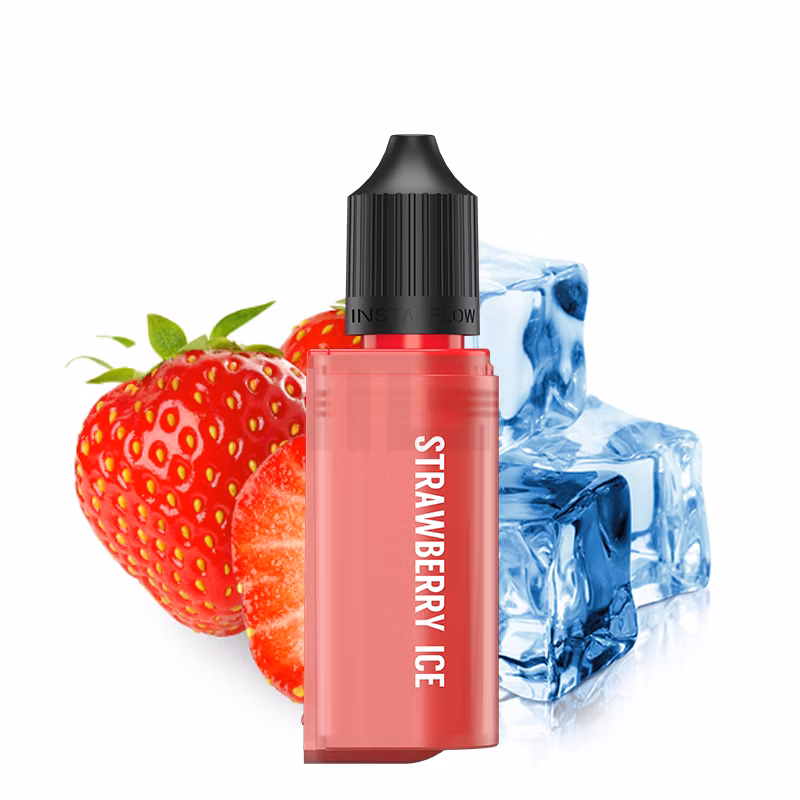flasche-strawberry-ice INSTAFLOW 5000 - Nachfülbehälter - Strawberry Ice - 10ml - 20mg