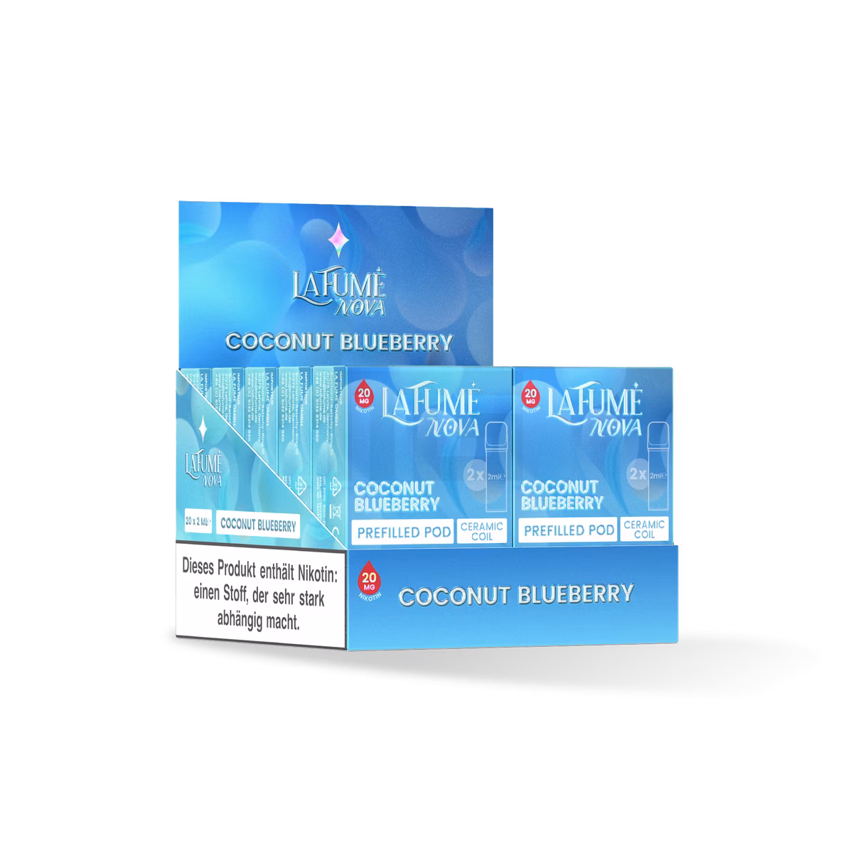 La Fume Nova - Prefilled Pods - 20mg - Coconut Blueberry