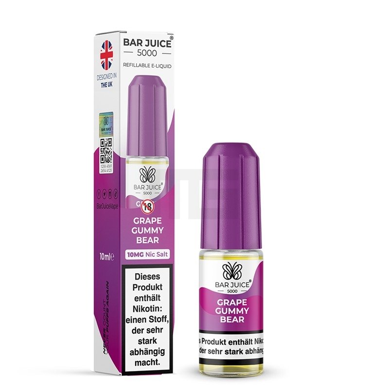 Bar Juice 5000 - Grape Gummy Bear - 10ml - 10mg