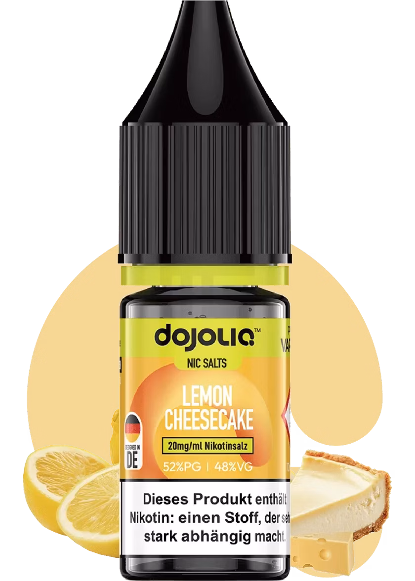 Vaporesso - Dojoliq - Nikotinsalz-Liquid - 10ml - Lemon Cheese Cake - 10mg