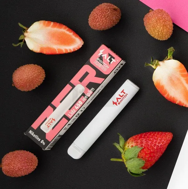 salt-switch-zero-erdbeere-lychee-999560_600x Nikotinfrei Salt Switch Einweg E-Zigarette - Strawberry Lychee