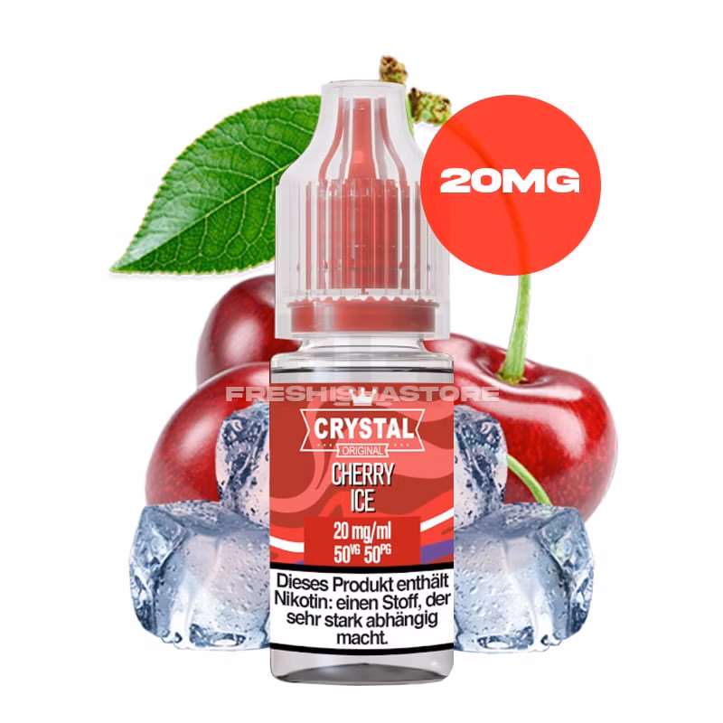 ske-crystal-liquid-cherry-ice-10ml-20mg SKE - Crystal Liquid - Cherry Ice - Nikotinsalz Liquid - 10ml - 20mg