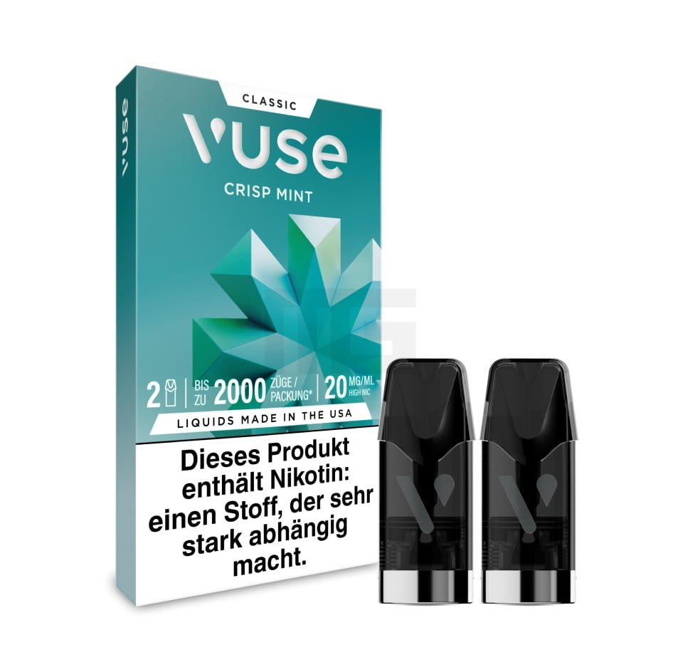 Vuse - Prefilled Pods - Crisp Mint | Nikotinsalz-Stärke : 20mg