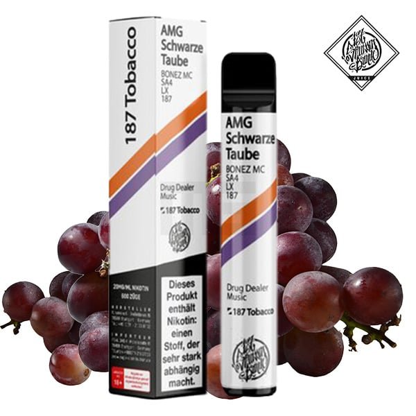 187 Straßenbande - Einweg E-Zigarette - AMG Schwarze Traube