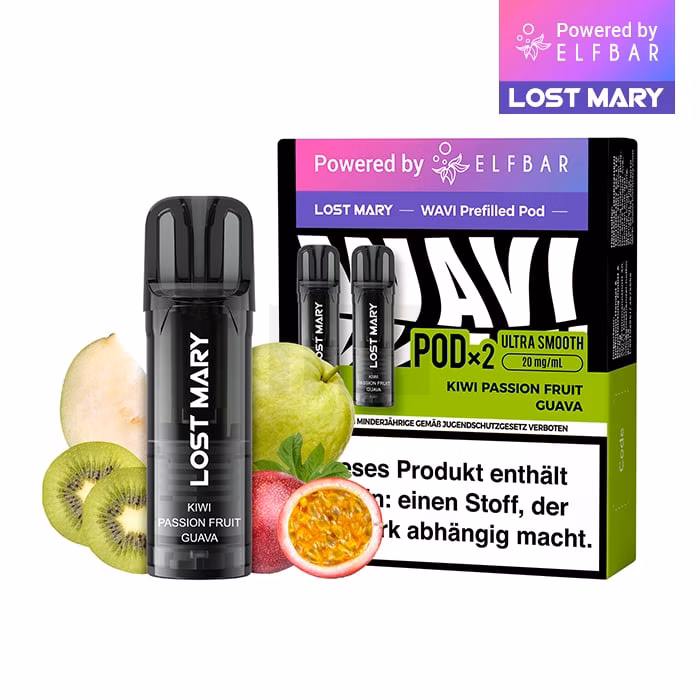Lost Mary - Wavi - Prefilled Pods - Kiwi Passion Fruit Guava - 20mg