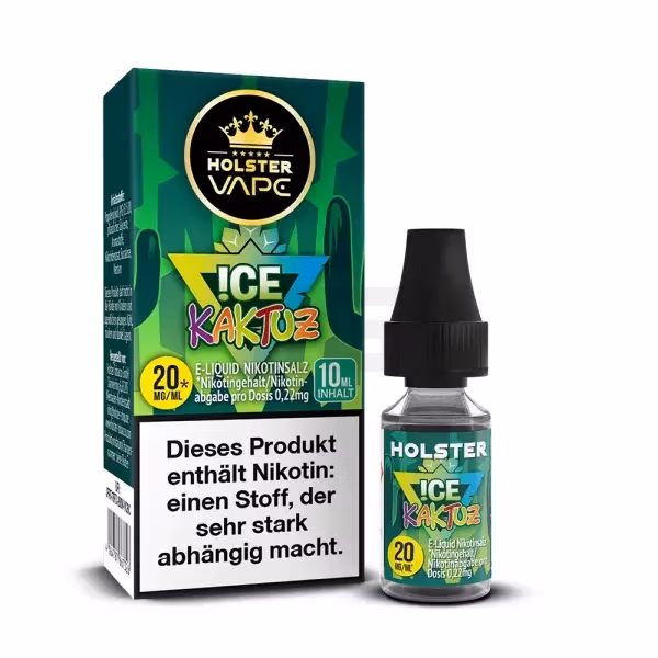 Holster - Nikotinsalzliquids - 10ml - Ice Kaktuz | Inhalt : 10ml | Nikotinsalz-Stärke : 20mg | Paketgröße : 1er Packung